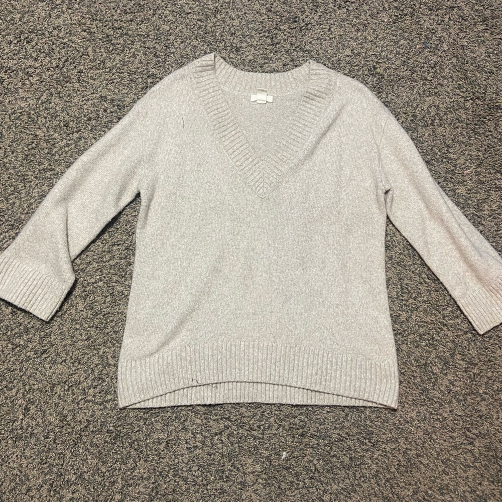 Oversized Women's Beige Sweater